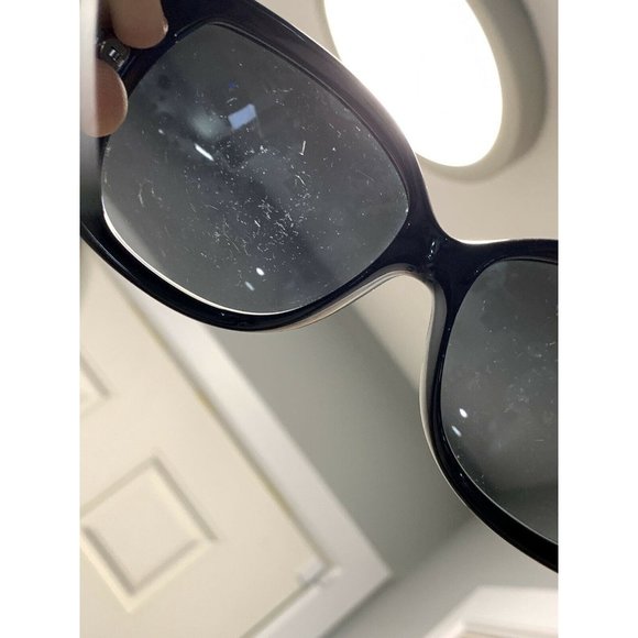 Dolce & Gabbana D&G 8075 501/T3 SUNGLASSES 58 [] 16 Black Frame Scratched Lenses